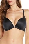 Le Mystere Sheer Illusion Underwire Racerback Bra In Black