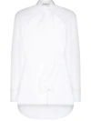 GIVENCHY SCARF-NECK LONG-SLEEVE BLOUSE