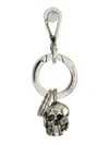 ALEXANDER MCQUEEN SKULL AND SNAKE KEYCHAIN,11430504