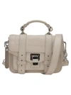 Proenza Schouler Micro Ps1 Leather Satchel In Clay