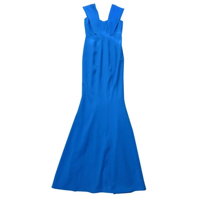 Pre-owned Zac Posen Blue Dress
