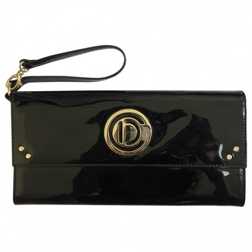 Pre-Owned Dior Black Patent Leather Clutch Bag | ModeSens