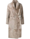 BRUNELLO CUCINELLI REVERSIBLE SHEARLING COAT