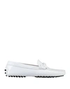 Tod's Loafers In White