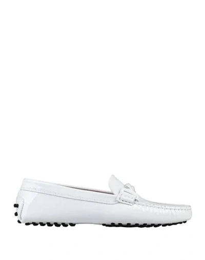 Tod's Loafers In White