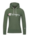 Champion Hooded Sweatshirt In Green