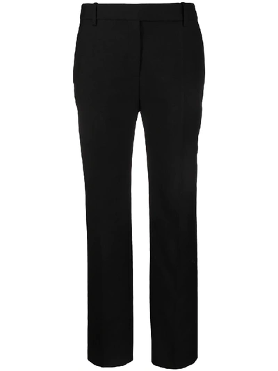 Valentino Tailored Straight-leg Trousers In Black