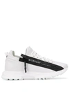 GIVENCHY SPECTRE ZIPPED LOW-TOP SNEAKERS