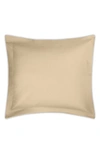 Matouk Alba 600 Thread Count Quilted Euro Sham In Honey