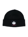 DSQUARED2 LOGO PATCH BEANIE