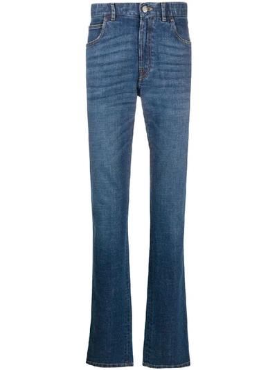 Brioni Essential Boot Cut Fit Jeans In Blue