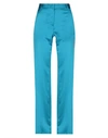 Msgm Casual Pants In Deep Jade