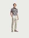 FERRAGAMO FLORAL PRINT SHORT SLEEVED POLO