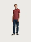 FERRAGAMO SHORT SLEEVED GANCINI POLO SHIRT