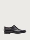 Ferragamo Men's Riley Leather Cap Toe Oxford Dress Shoes - Regular In Black