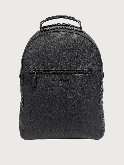 Ferragamo Backpack In Black