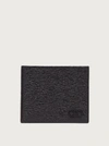 Ferragamo Gancini Wallet With Id Window In Black