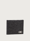 Ferragamo Gancini Wallet With Coin Pocket In Black