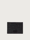 Ferragamo Gancini Credit Card Holder In Black