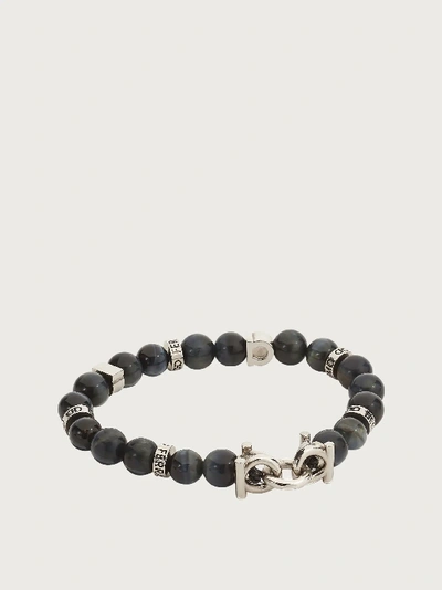 Ferragamo Elasticated Bracelet With Gancini - Size 19 In Multicolor