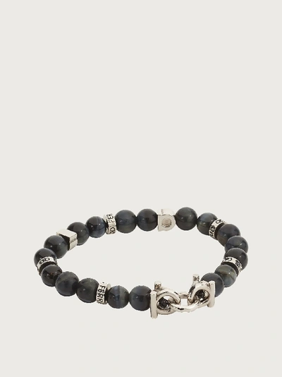 Ferragamo Elasticated Bracelet With Gancini - Size 17 In Multicolor