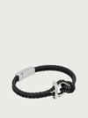 Ferragamo Gancini Bracelet - Size 19 In Black