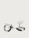Ferragamo Gancini Cufflinks In Silver