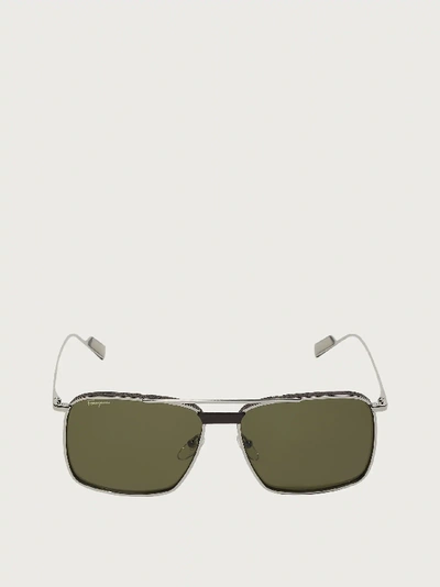 Ferragamo Sunglasses In Braun