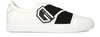 GIVENCHY LEATHER TRAINERS WITH AN ELASTICATED BAND,GIVR999DWHT