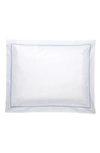 Matouk Essex Cotton Percale Sham In Azure