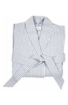 Matouk Matteo Stripe Robe In Sea