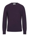Brunello Cucinelli Sweaters In Dark Purple