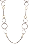 ARMENTA OLD WORLD MULTI CIRCLE CHAIN NECKLACE,17117