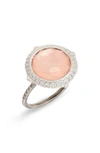 ARMENTA NEW WORLD PEACH DOUBLET RING,17375