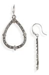 ARMENTA CHAMPAGNE DIAMOND TEARDROP EARRINGS,17114