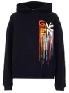 GIVENCHY GIVENCHY LOGO EMBROIDERED HOODIE