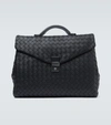 BOTTEGA VENETA INTRECCIATO LEATHER BRIEFCASE,P00489787