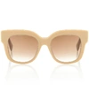 Fendi Women's Square Sunglasses, 51mm In Beige