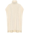 JOSEPH RIBBED-KNIT TURTLENECK PONCHO,P00487408