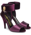 TOM FORD SATIN SANDALS,P00488571