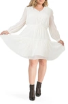 STANDARDS & PRACTICES STANDARDS & PRACTICES PRAIRIE CHIFFON LONG SLEEVE DRESS,SD9801525P