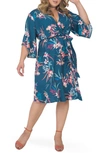 STANDARDS & PRACTICES WRAP DRESS,SD9801530P