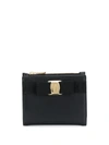 Ferragamo New Vara Wallet In Black
