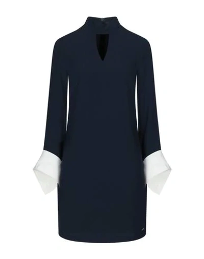 Armani Exchange Short Dresses In Blue