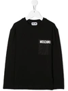 MOSCHINO LOGO LONG SLEEVE SWEATSHIRT