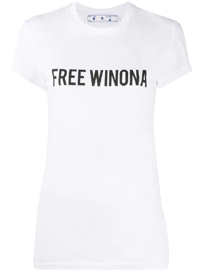 OFF-WHITE WINONA SLIM-FIT T-SHIRT