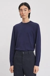 Filippa K Cotton Merino Sweater In Deepwater