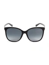Tommy Hilfiger 56mm Square Sunglasses In Black