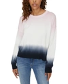 Sanctuary Sunsetter Tie-dyed Sweatshirt In Black And Pink Air Ombre