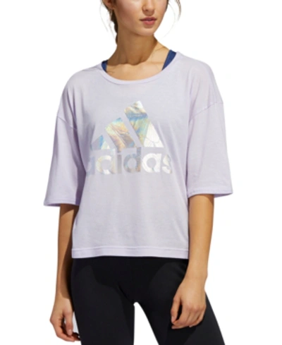 Adidas Originals Adidas Women's Graphic T-shirt In Purple Tint